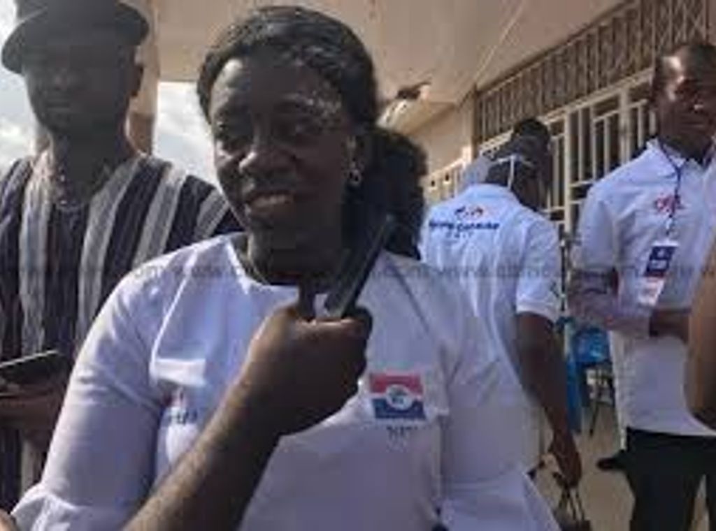 Sheila Bartels rallying support for Akua Afriyie ahead of crucial NPP re-run