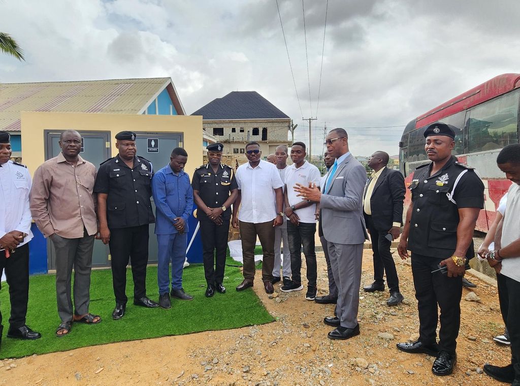 De-Sus Company Ltd boosts police welfare with new washroom facility at Anyaa station