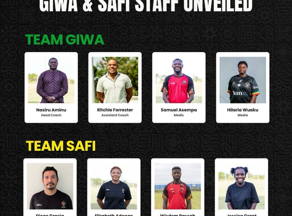 Rugby League Federation Ghana unveils coaching teams for 2025 Origins Cup