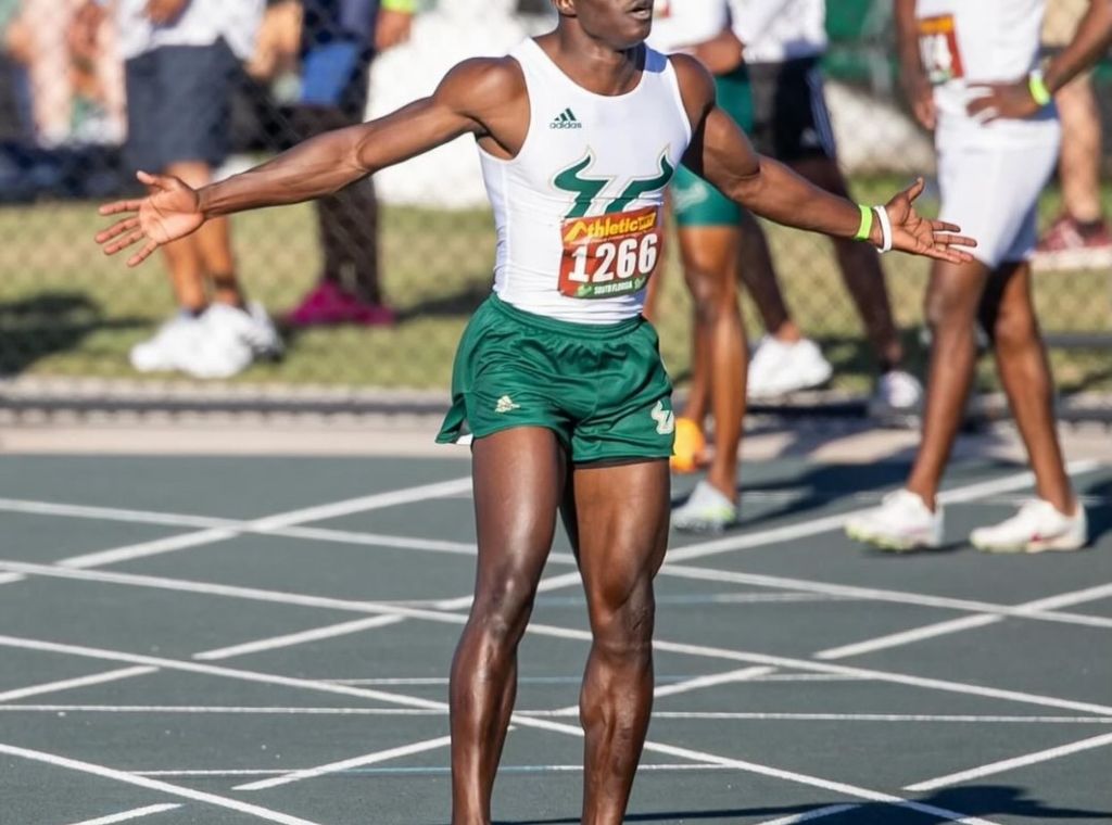 Abdul-Rasheed Saminu smashes 200m season best at NCAA Championships
