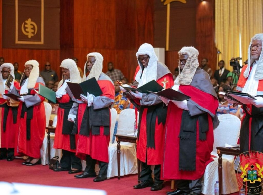 New Supreme Court Justices vow fairness, thank families for their support
