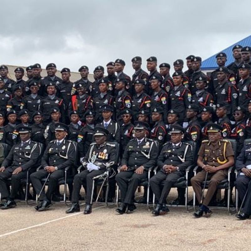Ghana Police Service passes out 545 recruits 