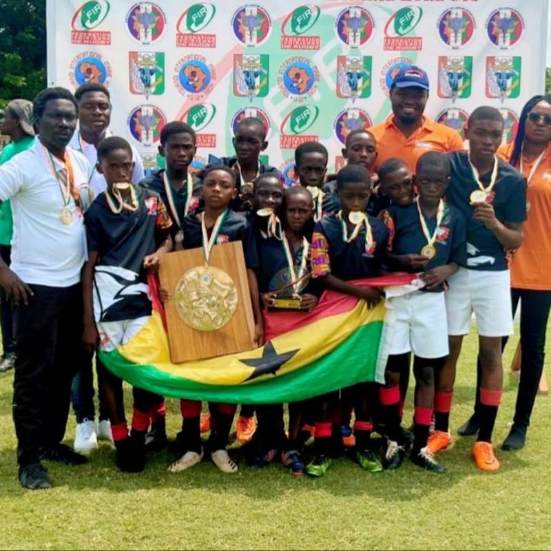 Ghana’s U-12 rugby stars stun hosts Ivory Coast to claim historic West African title