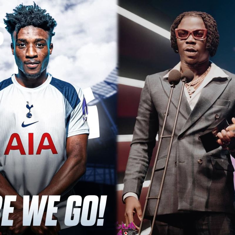 Stonebwoy drops special track ‘Champion’ as Mohammed Kudus signs for Tottenham Hotspur