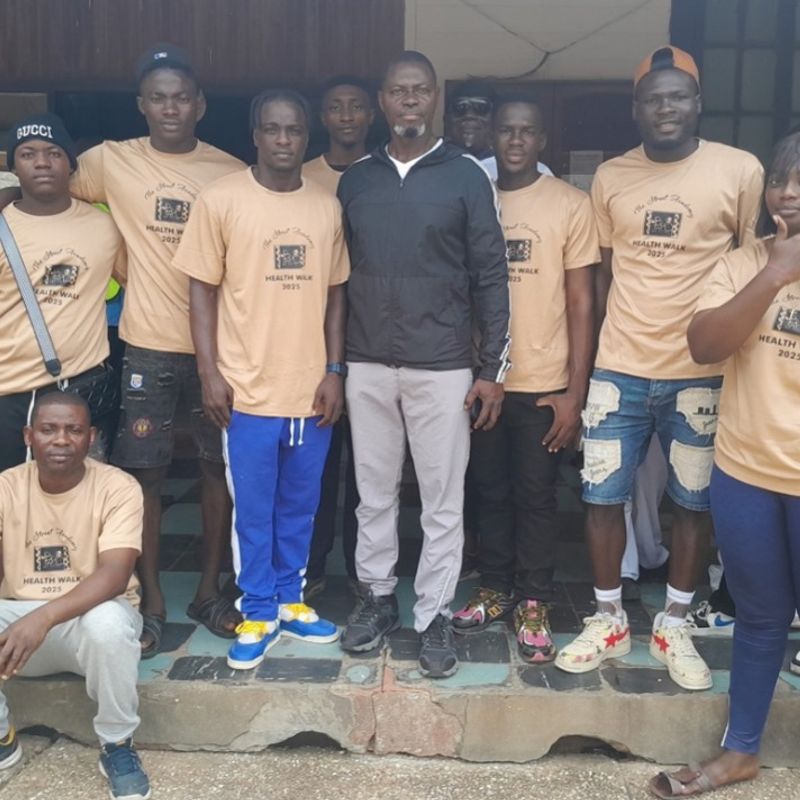Boxing champs and MPs join street academy’s 25th anniversary walk
