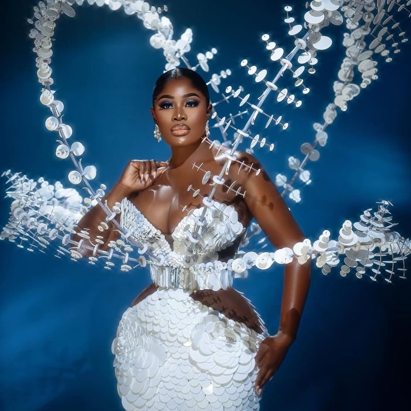 Nana Akua Addo says it took 18 months to perfect her AMVCA 2025 look