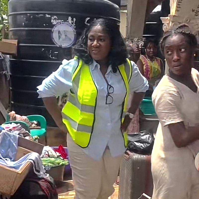 Akosua Manu visits flood victims in Adentan, offers support to grieving families