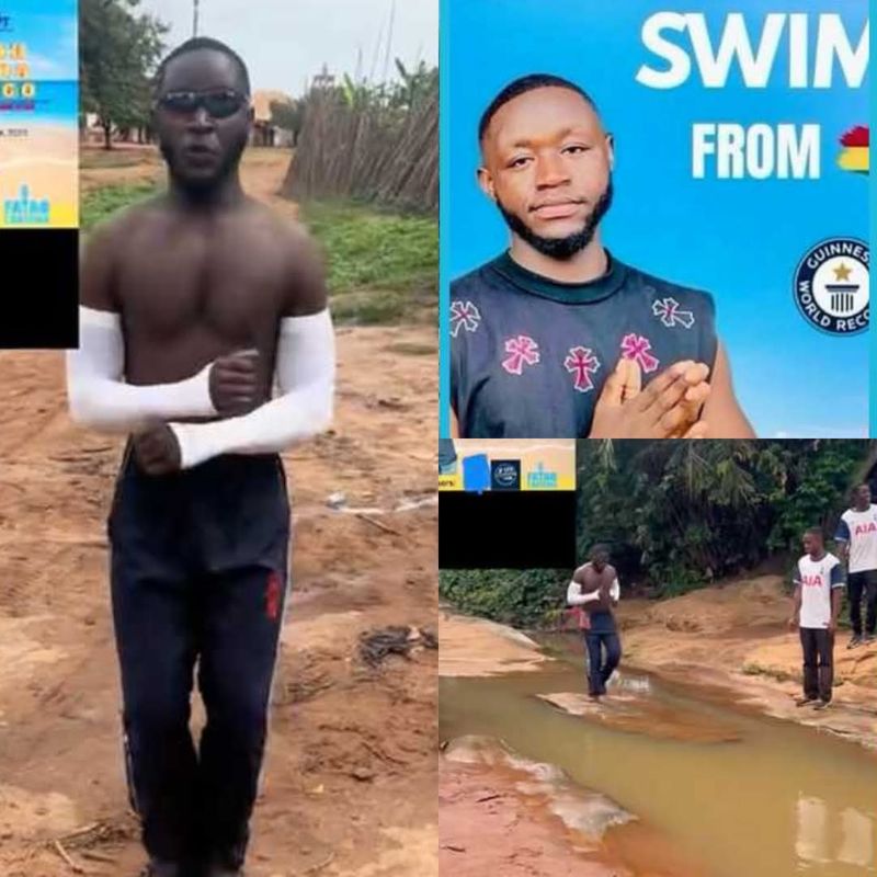 Ghana’s Dauda Seidu Bayigo to swim from Accra to the USA in daring Guinness World Record Attempt