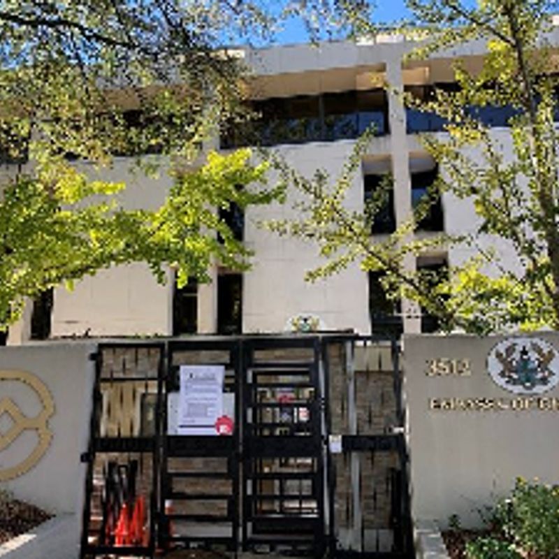 Ghana’s Embassy in Washington D C shut down over massive corruption scandal