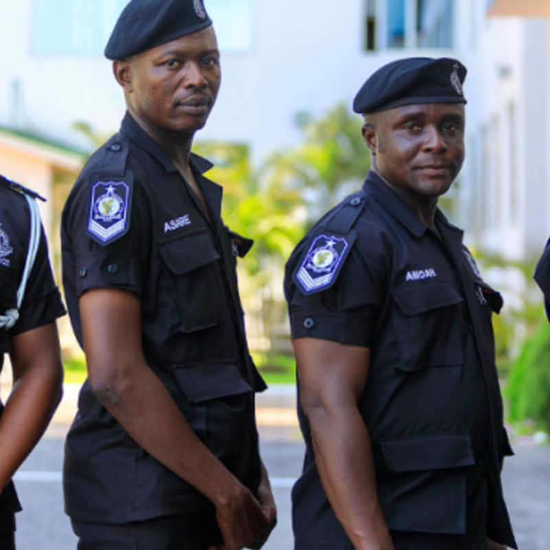 Ghana Police promotes four officers for outstanding role in arrest of armed suspects 