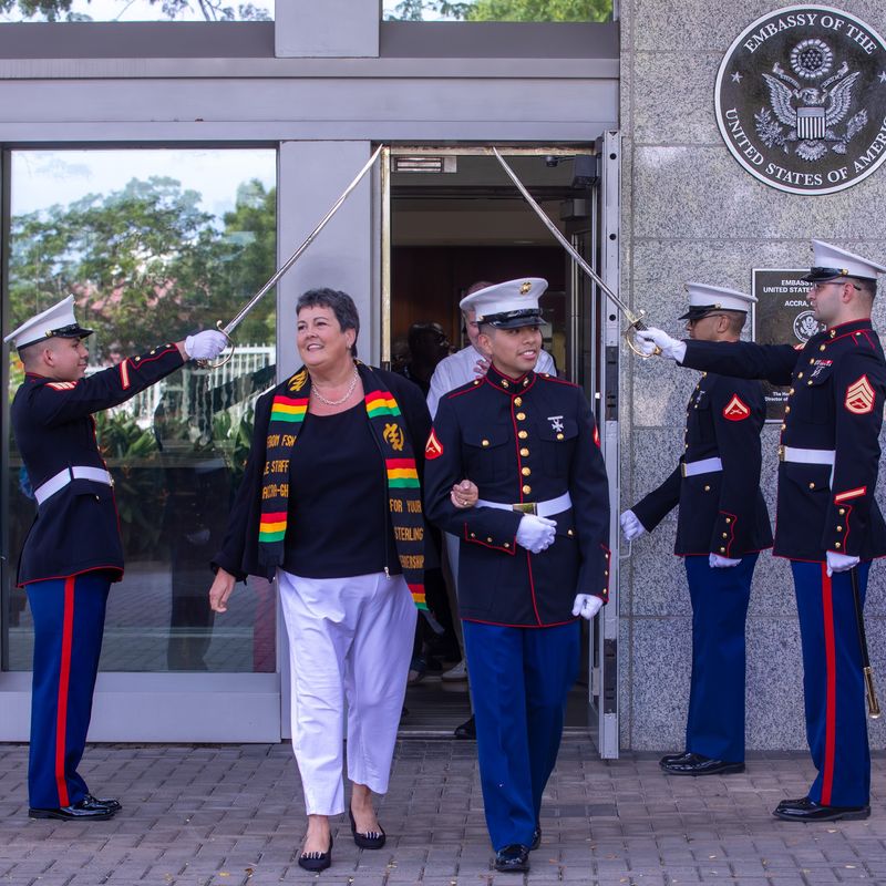 U S Ambassador Virginia Palmer ends tenure in Ghana after three years of service