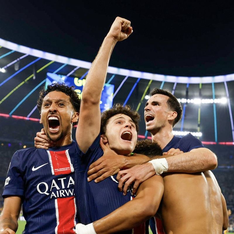 Désiré Doué dazzles as PSG crush Inter 5-0 in Champions League final