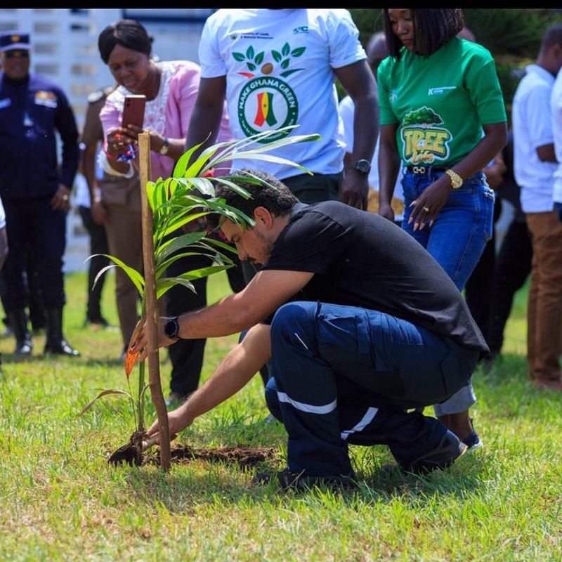 Karpowership Ghana partners with the Navy, Forestry Commission to plant 3,000 trees in Takoradi
