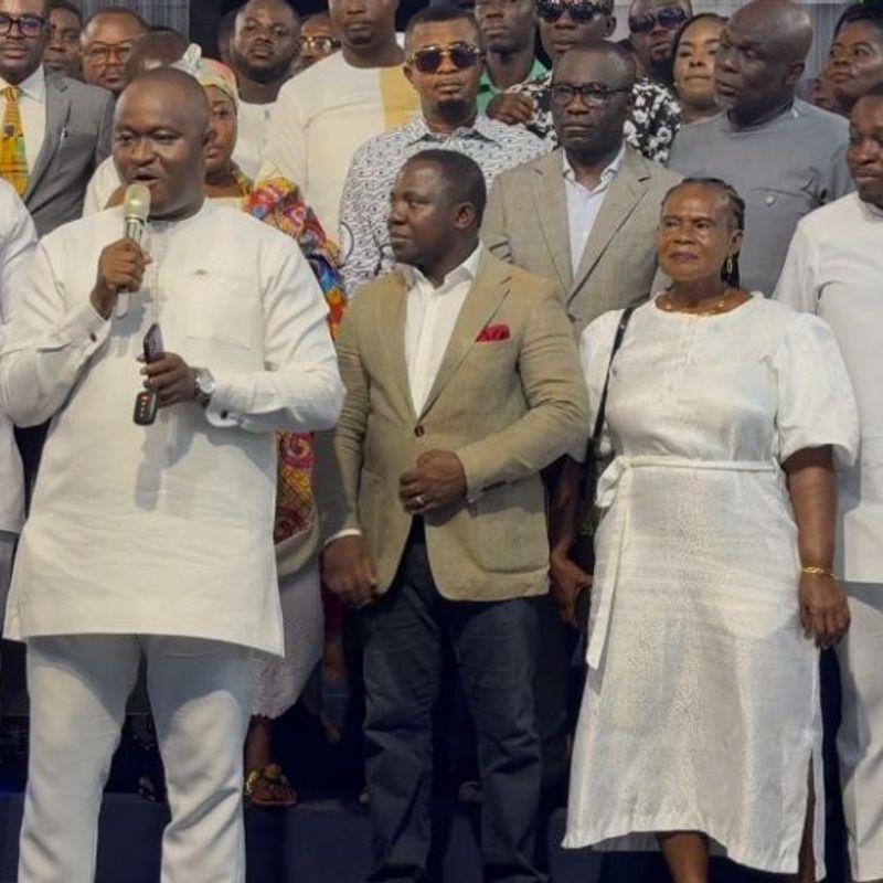 Team Ken storms Apostle Owusu Bempah’s church to mark Father’s Day