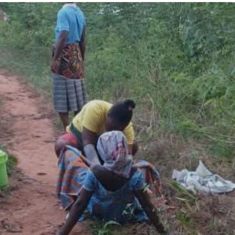 Midwife delivers baby on farm after woman goes into labour on bush path