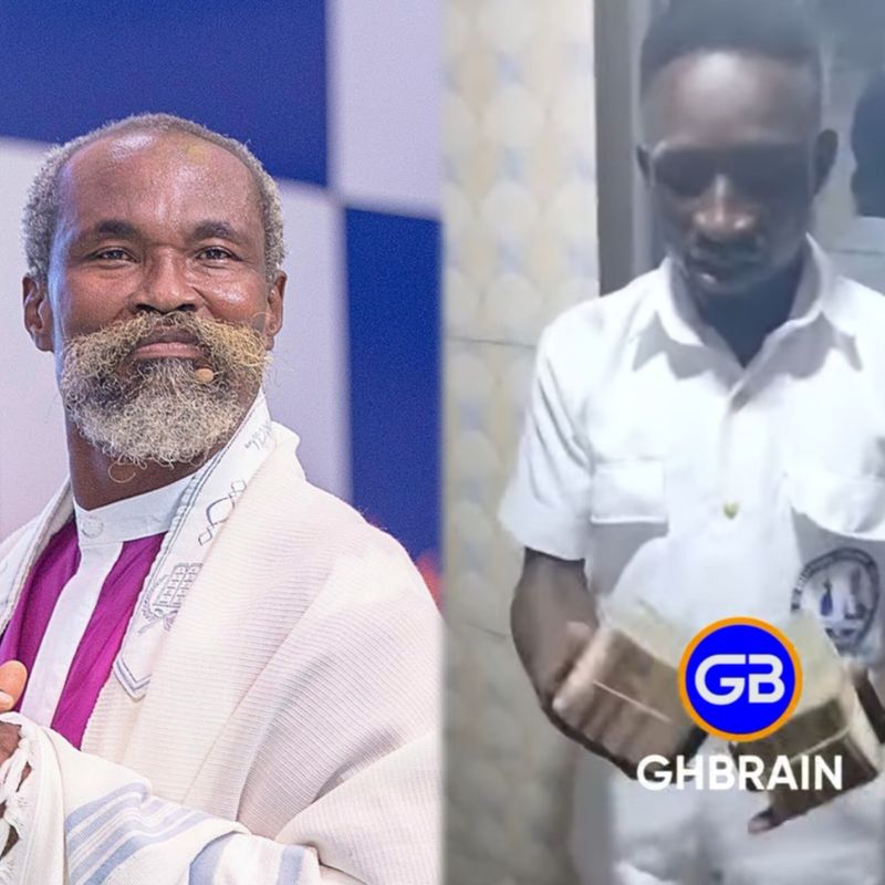Prophet Kyei-Duah gifts boxer Joseph Sackey GH₵50,000 after defeat at Bukom Arena