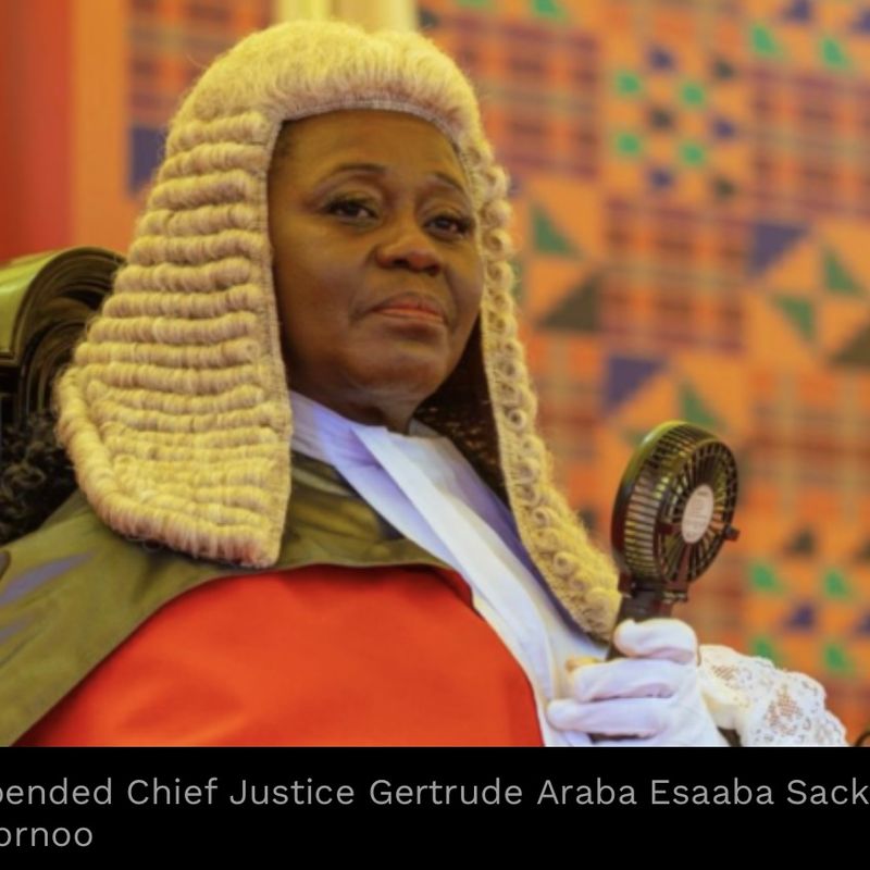 Suspended Chief Justice Torkornoo condemns ‘escalating violations’ in ongoing inquiry